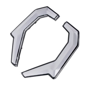 LA026401 HCmotorku High-Visibility LED Fang Lights & Front Turn Signals for Polaris RZR Models Clear