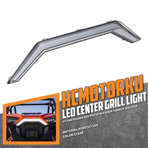 LA026501_HCmotorku_Clear LED Front Turn Signal Running Light for Polaris RZR PRO XP/XP4