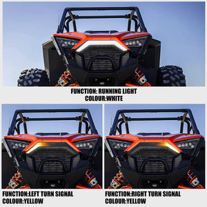 LA026502_HCmotorku_Smoke LED Front Turn Signal Running Light for Polaris RZR PRO XP/XP4
