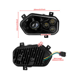 LA026601_HCmotorku_LED Headlight Upgrade for Polaris Sportsman  Size