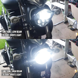 LA0267 HCmotorku LED Headlight for Harley & Cruisers Effect