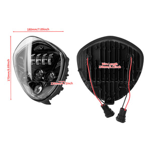 LA0267 HCmotorku LED Headlight for Harley Size