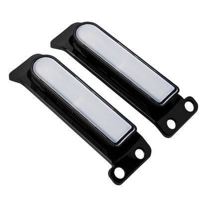 LA027101_HCmotorku_Black Housing Clear Lens LED Saddlebag Filler Tail Lights Turn Brake Signals for Harley Touring ‘14-Up