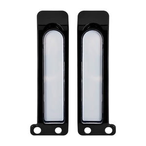 LA027101_HCmotorku_Black Housing Clear Lens LED Saddlebag Filler Tail Lights Turn Brake Signals for Harley Touring ‘14-Up