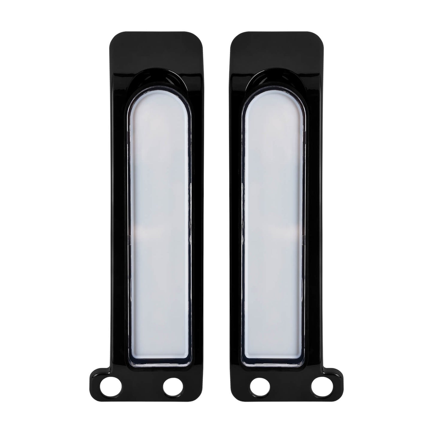 LA027101_HCmotorku_Black Housing Clear Lens LED Saddlebag Filler Tail Lights Turn Brake Signals for Harley Touring ‘14-Up