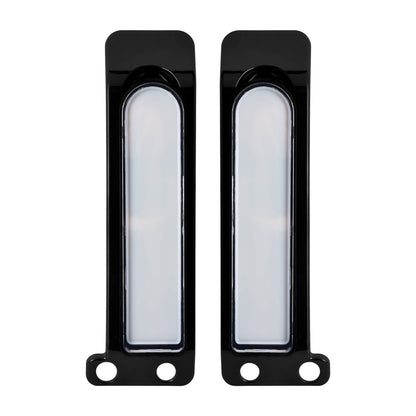 LA027101_HCmotorku_Black Housing Clear Lens LED Saddlebag Filler Tail Lights Turn Brake Signals for Harley Touring ‘14-Up