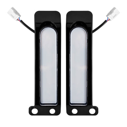 LA027101_HCmotorku_Black Housing Clear Lens LED Saddlebag Filler Tail Lights Turn Brake Signals for Harley Touring ‘14-Up