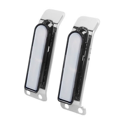 LA027103_HCmotorku_Chrome Housing Clear Lens LED Saddlebag Filler Tail Lights Turn Brake Signals for Harley Touring ‘14-Up