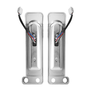 LA027103_HCmotorku_Chrome Housing Clear Lens LED Saddlebag Filler Tail Lights Turn Brake Signals for Harley Touring ‘14-Up 