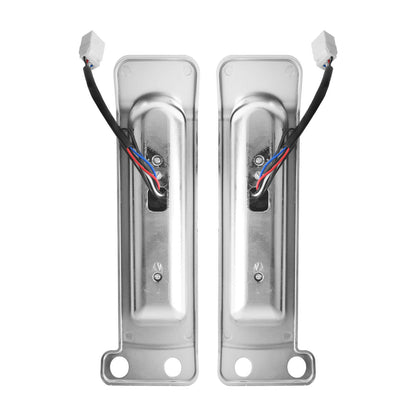 LA027103_HCmotorku_Chrome Housing Clear Lens LED Saddlebag Filler Tail Lights Turn Brake Signals for Harley Touring ‘14-Up 