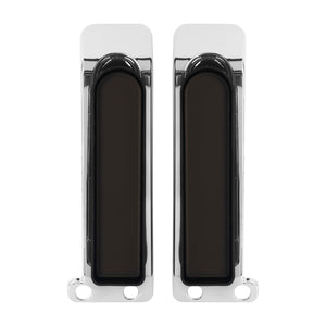 LA027104_HCmotorku_Chrome Housing Smoke Lens LED Saddlebag Filler Tail Lights Turn Brake Signals for Harley Touring ‘14-Up