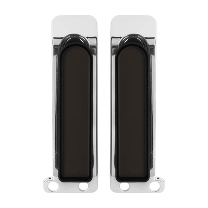 LA027104_HCmotorku_Chrome Housing Smoke Lens LED Saddlebag Filler Tail Lights Turn Brake Signals for Harley Touring ‘14-Up