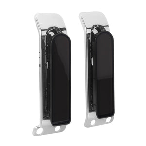 LA027104_HCmotorku_Chrome Housing Smoke Lens LED Saddlebag Filler Tail Lights Turn Brake Signals for Harley Touring ‘14-Up