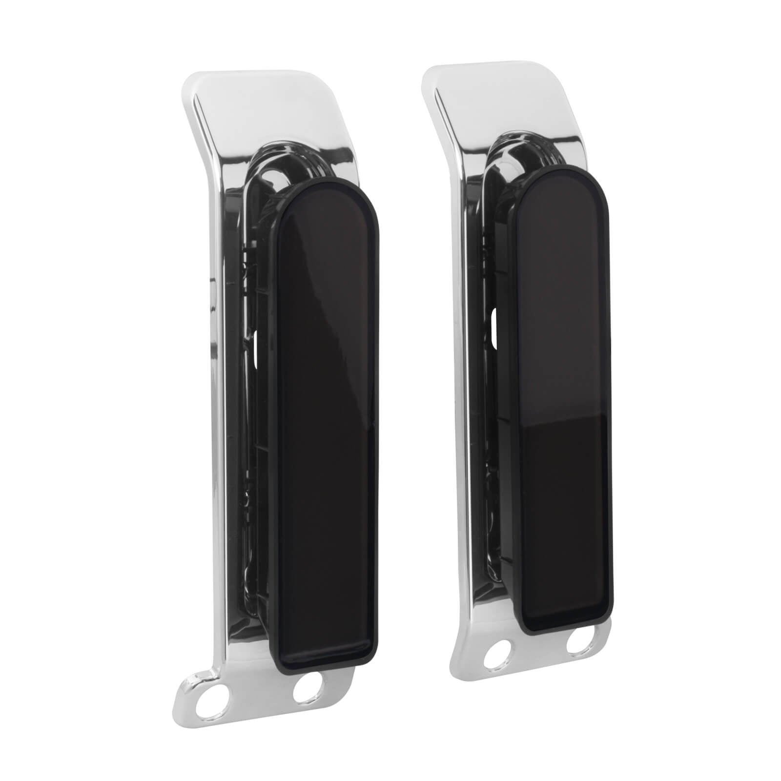 LA027104_HCmotorku_Chrome Housing Smoke Lens LED Saddlebag Filler Tail Lights Turn Brake Signals for Harley Touring ‘14-Up