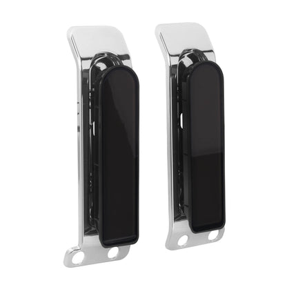 LA027104_HCmotorku_Chrome Housing Smoke Lens LED Saddlebag Filler Tail Lights Turn Brake Signals for Harley Touring ‘14-Up