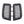 LA027201 HCmotorku LED Black&Grey Fairing Lower Grills Turn Signals Running Lights for Harley Touring ‘14-’24 Electra Glide Street Glide Road Glide Ultra Limited