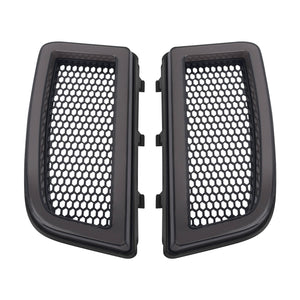 LA027201 HCmotorku LED Black&Grey Fairing Lower Grills Turn Signals Running Lights for Harley Touring ‘14-’24 Electra Glide Street Glide Road Glide Ultra Limited