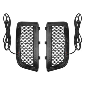 LA027201 HCmotorku LED Black&Grey Fairing Lower Grills Turn Signals Running Lights for Harley Touring ‘14-’24 Electra Glide Street Glide Road Glide Ultra Limited Detail