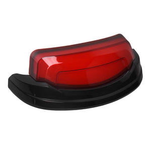 LA027301 HCmotorku Black-Red LED Rear Fender Light Tail Light for Harley Touring ‘14-’23