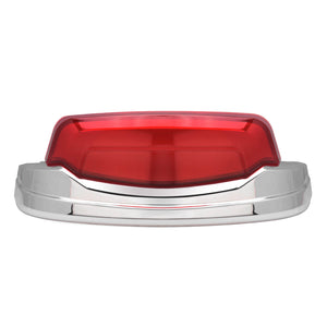 LA027303 HCmotorku Chrome-Red LED Rear Fender Light Tail Light for Harley Touring ‘14-’23