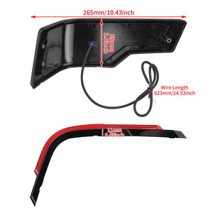 LA0275_HCmotorku_LED Tail Lights Tour-Pak Lights for Harley Touring ‘14-’23 Size