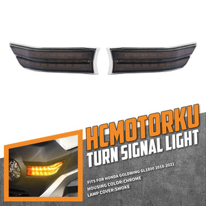 LA027702 HCmotorku Ultra-Bright LED Turn Signal Indicator Lights For Honda Gold Wing GL1800 ‘18-’22