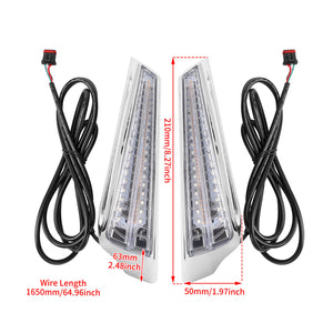 LA0280 HCmotorku  LED Rear Accent Brake Running Light For Honda Goldwing Size