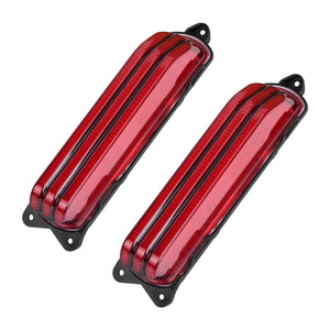 LA028403 HCmotorku Red LED Fender Tail Lights Turn Signal Brake Signal For Harley Touring ‘14-Up CVO Road Glide Street Glide Road King