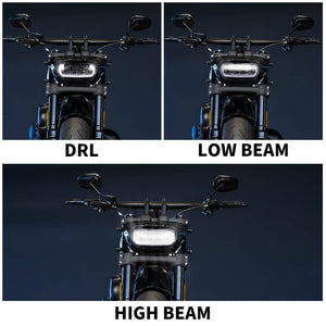 LA028601_HCmotorku High-Performance LED Projector Headlight for Harley Fat Bob '08-'24