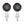 LA029002_HCmotorku_Motorcycle LED Turn Signals Front lights Bullet Indicator Mini Lights Universal-Chrome for Harley Kawasaki Honda Yamaha Suzuki