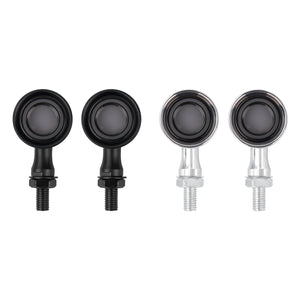 LA02900304_HCmotorku_Motorcycle LED Turn Signals Front lights Brake Lights Bullet Indicator Mini Lights Universal-Black Chrome for Harley Kawasaki Honda Yamaha Suzuki