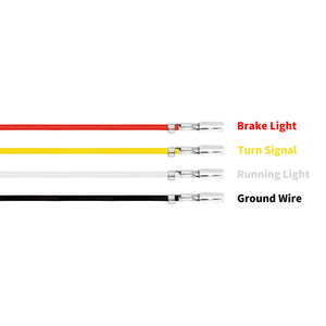 LA02900304_HCmotorku_Motorcycle LED Turn Signals Front lights Brake Lights Bullet Indicator Mini Lights Universal-Black Chrome for Harley Kawasaki Honda Yamaha Suzuki