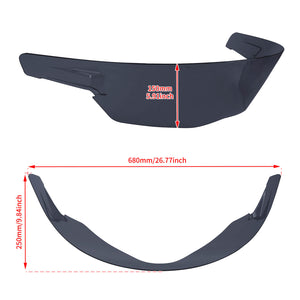 LA029101 HCmotorku Smoke ABS Headlight Protector Cover for Harley CVO Road Glide ‘23-’25 Road Glide ST ‘24-’25 Size
