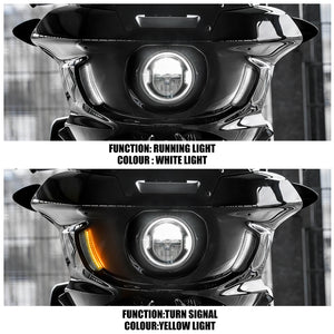 LA030001 HCmotorku Front Fairing Side Vent Lights For Harley Low Rider ST '22-'24