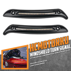 LA030201_HCmotorku_Switchback LED Windshield Side Turn Signal Lights For Harley Low Rider ST '22-'24