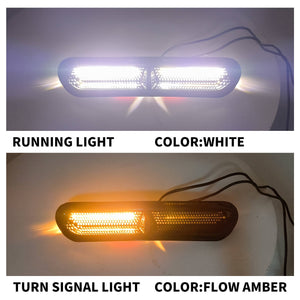 LA0303_HCmotorku_Premium Batwing Fairing Vent Trim LED Light for Harley Street Glide '14-'23 Effect