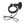 LA030602 HCmotorku Low-Profile LED Front Fork Tube Turn Signals for Harley Honda Yamaha Black