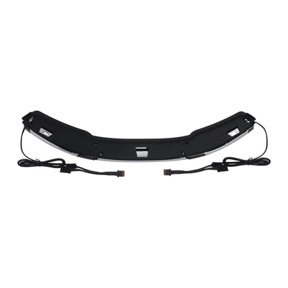 LA030702_HCmotorku Dynamic LED Windshield Trim Light for Harley Touring Models 2014-2025 Chrome