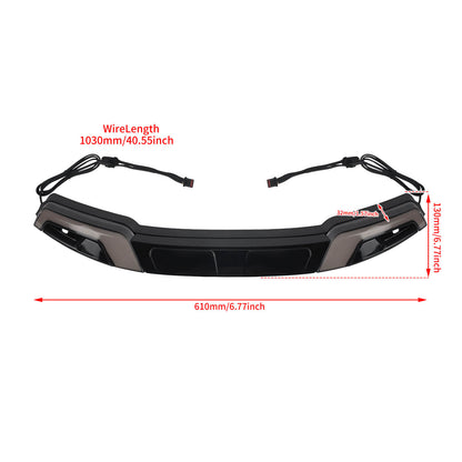 LA0307 HCmotorku Windshield Trim Light for Harley Touring Size