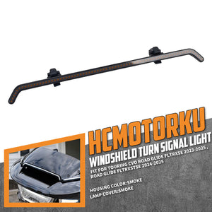 LA030901_HCmotorku_Front Windshield Trim LED Light Assembly for Harley Road Glide FLTRX '24-'25