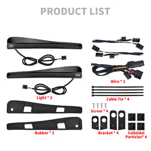LA031001 HCmotorku LED Windshield Trim Turn Signals for Harley Road Glide CVO 2023-2025 Product List
