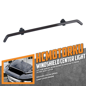 LA031301_HCmotorku_Waterproof LED Windshield Light Strip Turn Signal For Harley Road Glide CVO '23-Up
