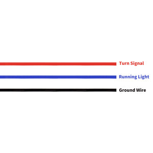 LA031301_HCmotorku_Waterproof LED Windshield Light Strip Turn Signal For Harley Road Glide CVO '23-Up Wire