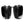 LU000201 HCMOTORKU Gloss Black ST Style Saddlebags & Brackets Kit for Harley softail