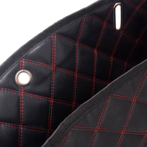 LU000502 HCmotorku Red Stitching Saddlebag Liners Carpet Inserts For Indian Chieftain ‘19-’23 Pursuit ‘22-’23 Roadmaster ‘21-’23
