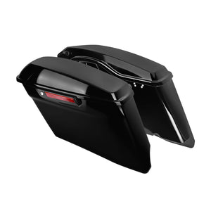 LU000701 HCmotorku 4" Extended Saddlebags for Harley Touring '14-'24