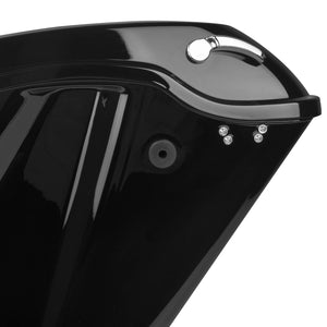 LU000802 HCmotorku Extended Saddlebag Chrome Latch Fits 2014-2024 Harley Touring Detail