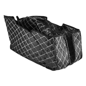 LU001601_HCmotorku_White Stitching Saddlebag Liners Carpet Inserts For Harley Touring ‘23-Up