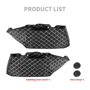 LU001601_HCmotorku_White Stitching Saddlebag Liners Carpet Inserts For Harley Touring ‘23-Up Product List