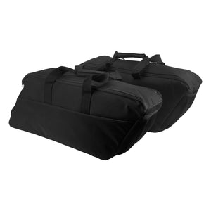 LU001701 hcmotorku Black Saddlebag Travel Insert Bags for Harley touring - black